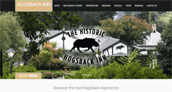 Desktop Screenshot of hogsbackinn.com